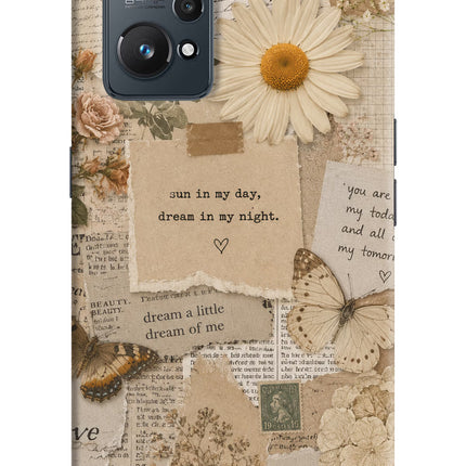 Vintage case Realme GT NEO 2/Neo 3T Hard Case Back Cover by Casekaro