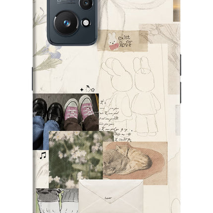 Soft Aesthetic Realme GT NEO 2/Neo 3T Hard Case Back Cover by Casekaro