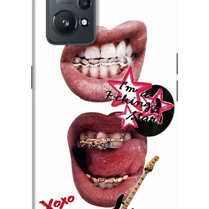 Rockstar Realme GT NEO 2/Neo 3T Hard Case Back Cover by Casekaro