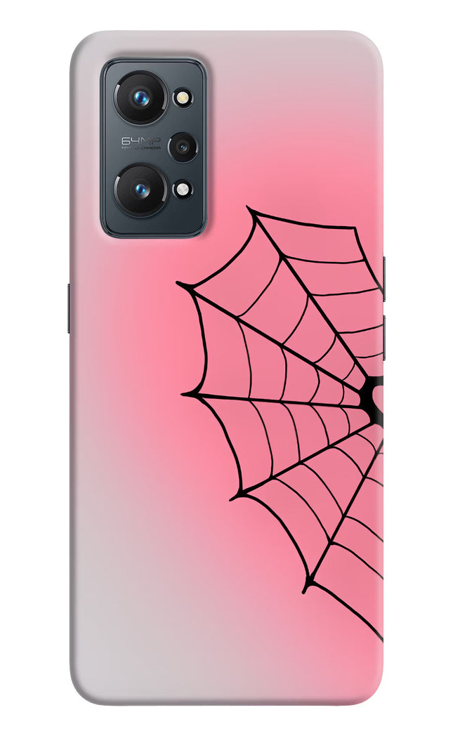 Pink Web Realme GT NEO 2/Neo 3T Hard Case Back Cover by Casekaro