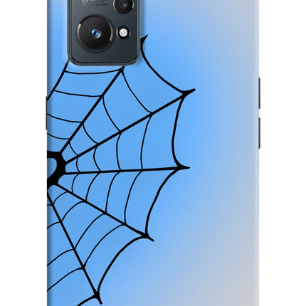 Blue Web Realme GT NEO 2/Neo 3T Hard Case Back Cover by Casekaro
