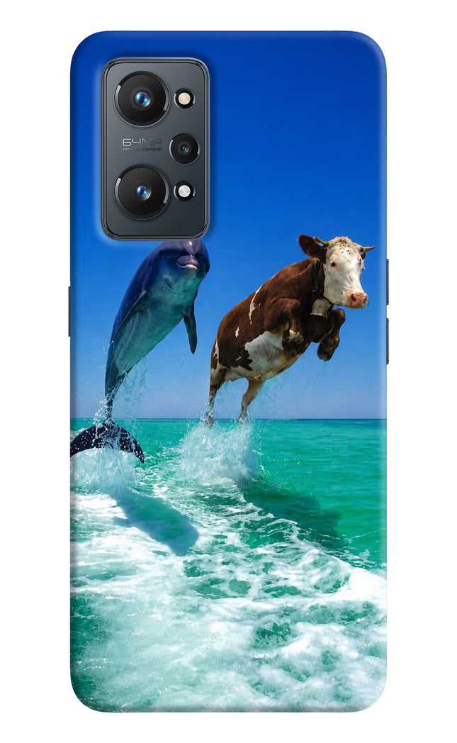 Dolphin vs Cow Realme GT NEO 2/Neo 3T Hard Case Back Cover by Casekaro