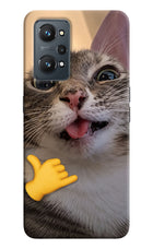 Silly Cat Call Realme GT NEO 2/Neo 3T Hard Case Back Cover by Casekaro