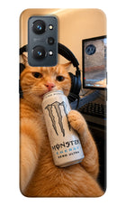 Gamer Cat Energy Realme GT NEO 2/Neo 3T Hard Case Back Cover by Casekaro