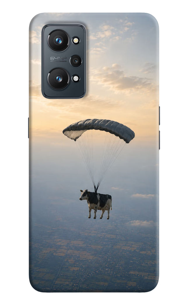 Skydiving Cow Realme GT NEO 2/Neo 3T Hard Case Back Cover by Casekaro