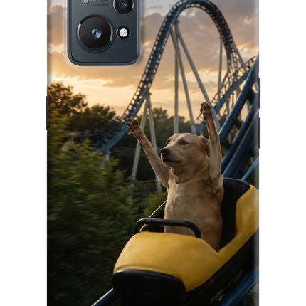 Rollercoaster Dog Realme GT NEO 2/Neo 3T Hard Case Back Cover by Casekaro