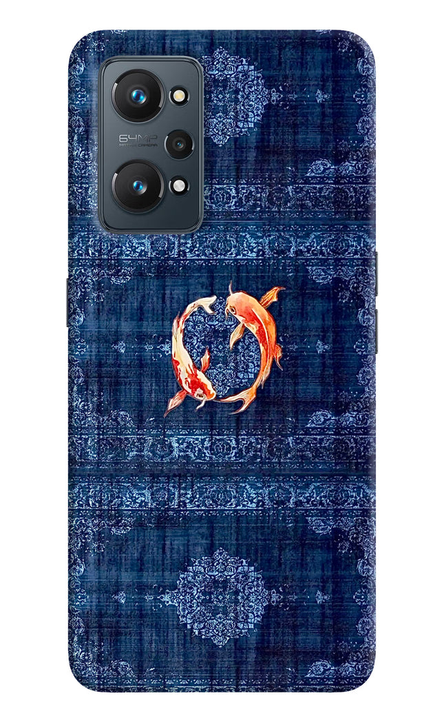 Koi Blue Realme GT NEO 2/Neo 3T Hard Case Back Cover by Casekaro