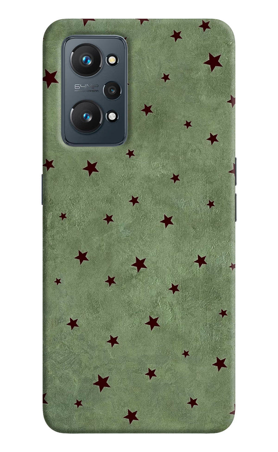 Green Stars Realme GT NEO 2/Neo 3T Back Cover, Hard case