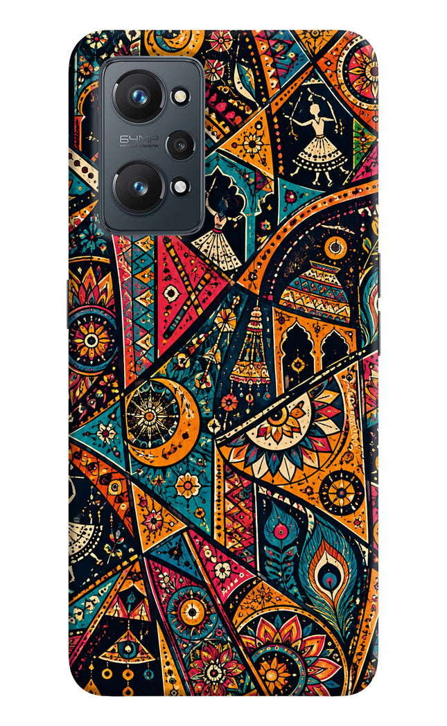 Folk Print Realme GT NEO 2/Neo 3T Hard Case Back Cover by Casekaro