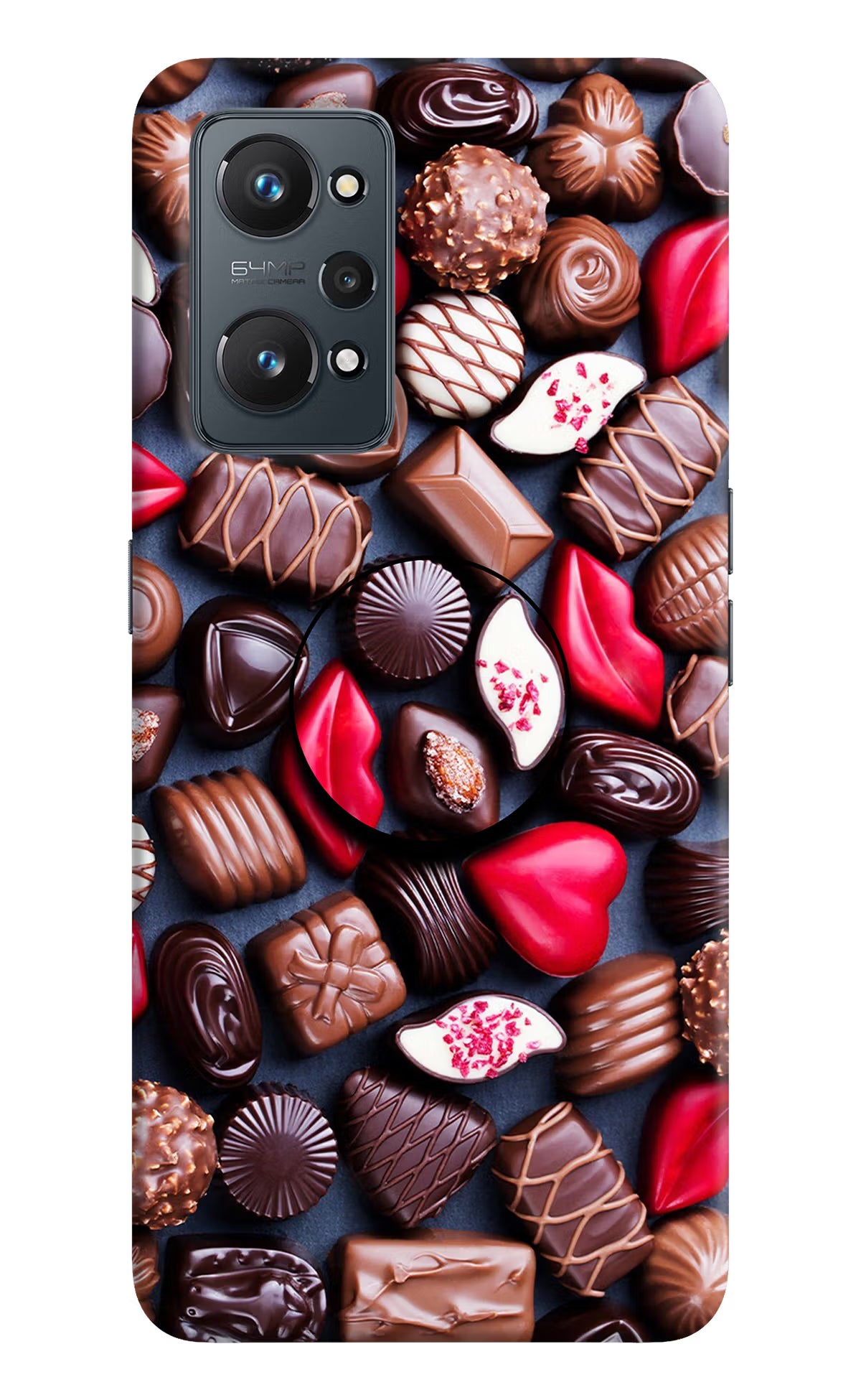 Chocolates Realme GT NEO 2/Neo 3T Pop Case by Casekaro