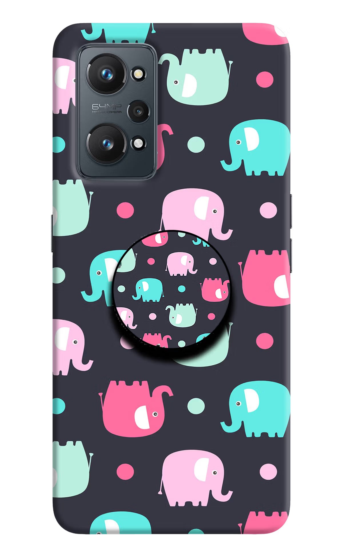 Baby Elephants Realme GT NEO 2/Neo 3T Pop Case by Casekaro