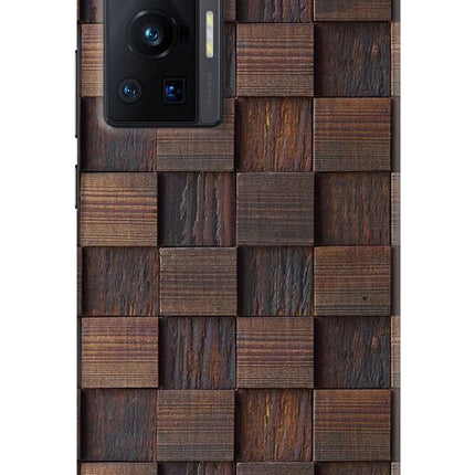 Wooden Cube Design Vivo X70 Pro Hard Case Back Cover by Casekaro