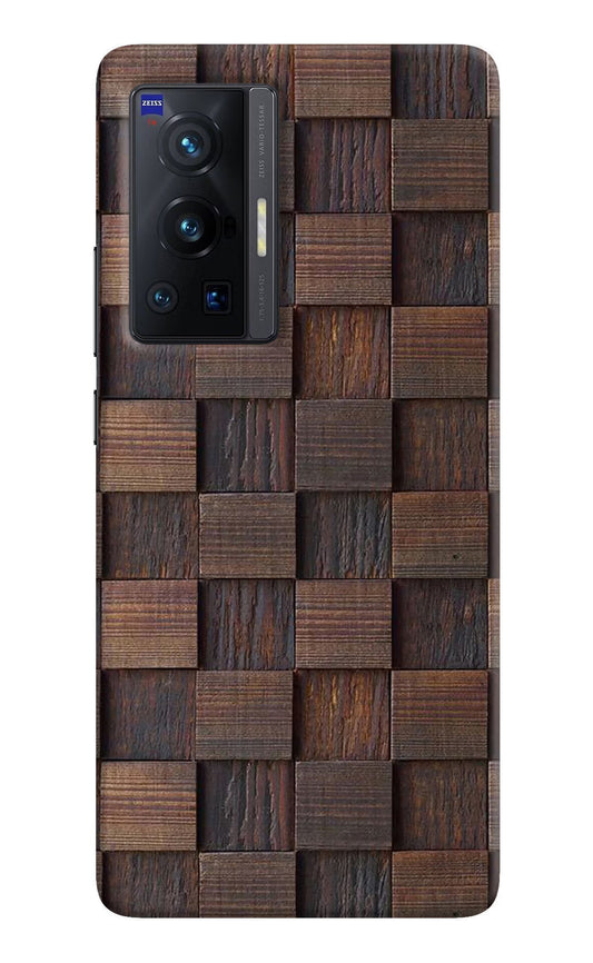Wooden Cube Design Vivo X70 Pro Hard Case Back Cover by Casekaro
