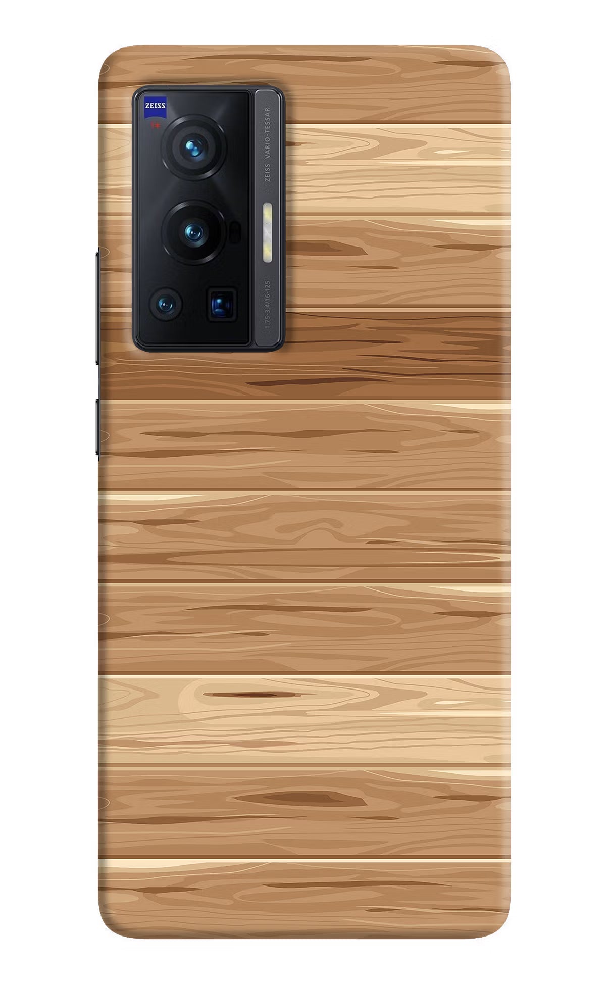 Wooden Vector Vivo X70 Pro Hard Case Back Cover by Casekaro