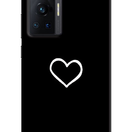 Heart Vivo X70 Pro Hard Case Back Cover by Casekaro