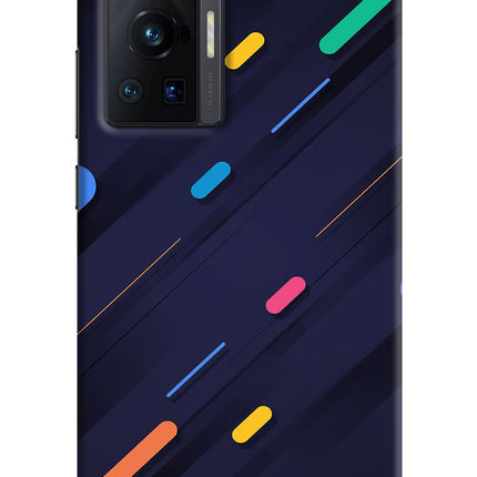 Abstract Design Vivo X70 Pro Hard Case Back Cover by Casekaro