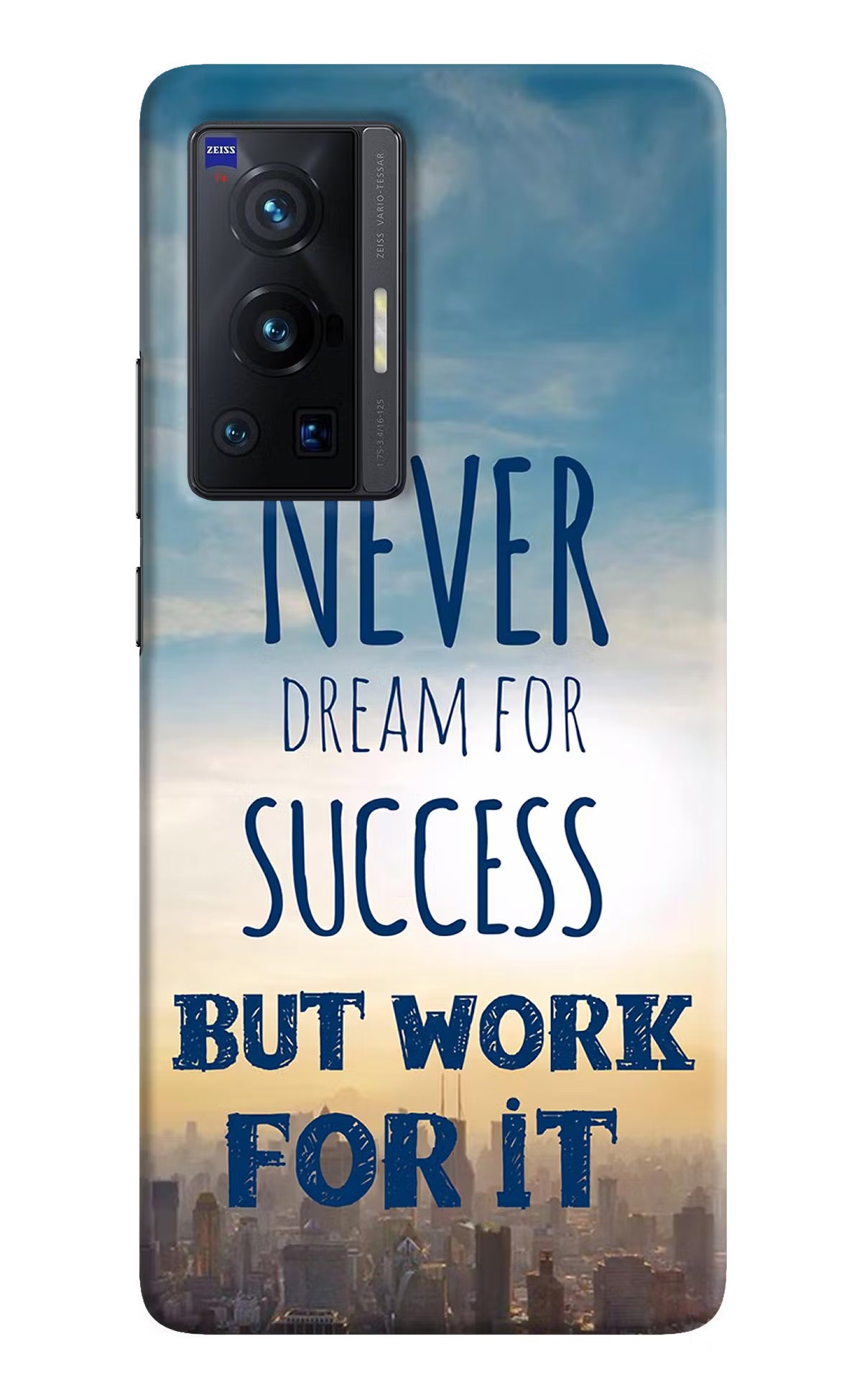 Never Dream For Success But Work For It Vivo X70 Pro Hard Case Back Cover by Casekaro
