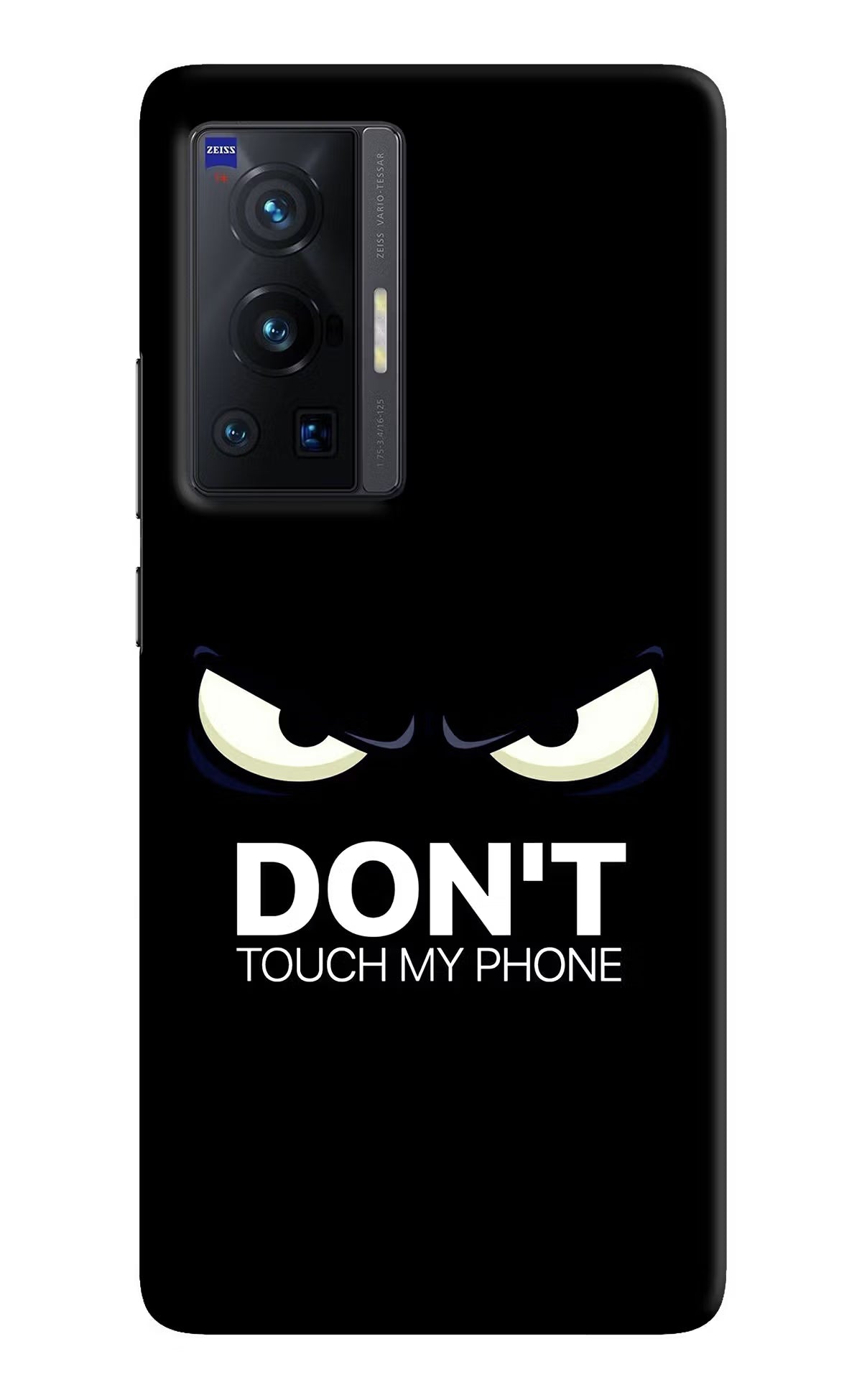 Don'T Touch My Phone Vivo X70 Pro Hard Case Back Cover by Casekaro