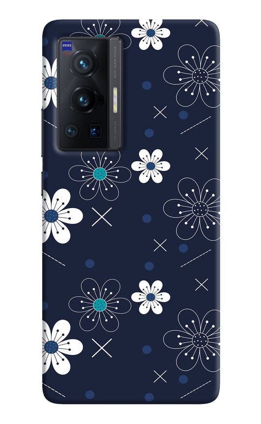 Flowers Vivo X70 Pro Hard Case Back Cover by Casekaro