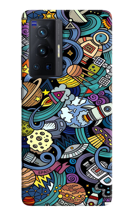 Space Abstract Vivo X70 Pro Hard Case Back Cover by Casekaro