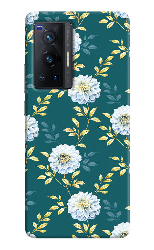Flowers Vivo X70 Pro Hard Case Back Cover by Casekaro