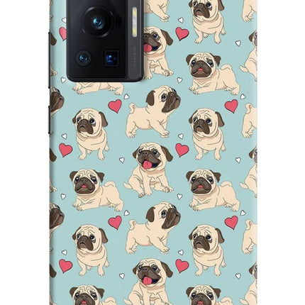Pug Dog Vivo X70 Pro Hard Case Back Cover by Casekaro