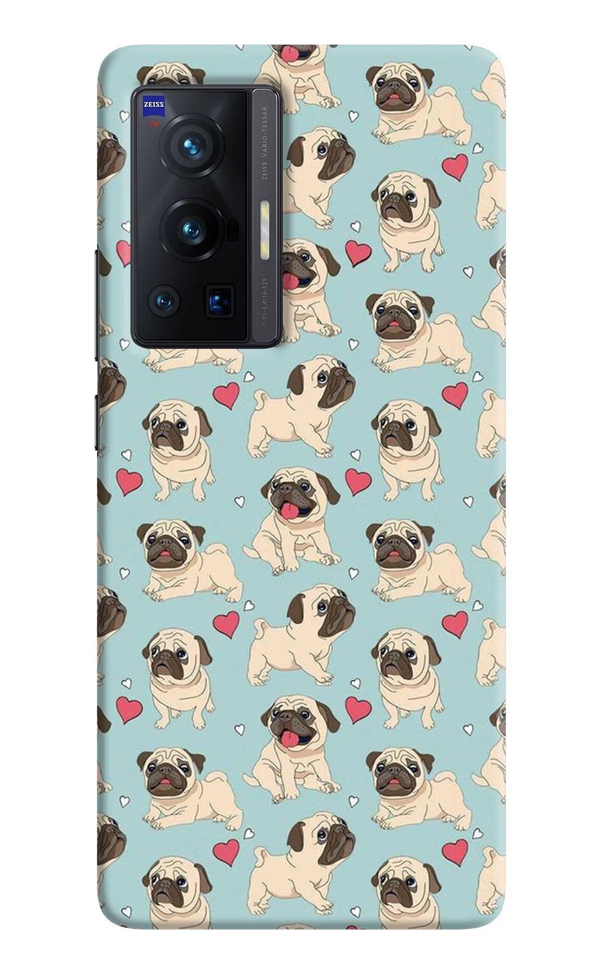 Pug Dog Vivo X70 Pro Hard Case Back Cover by Casekaro