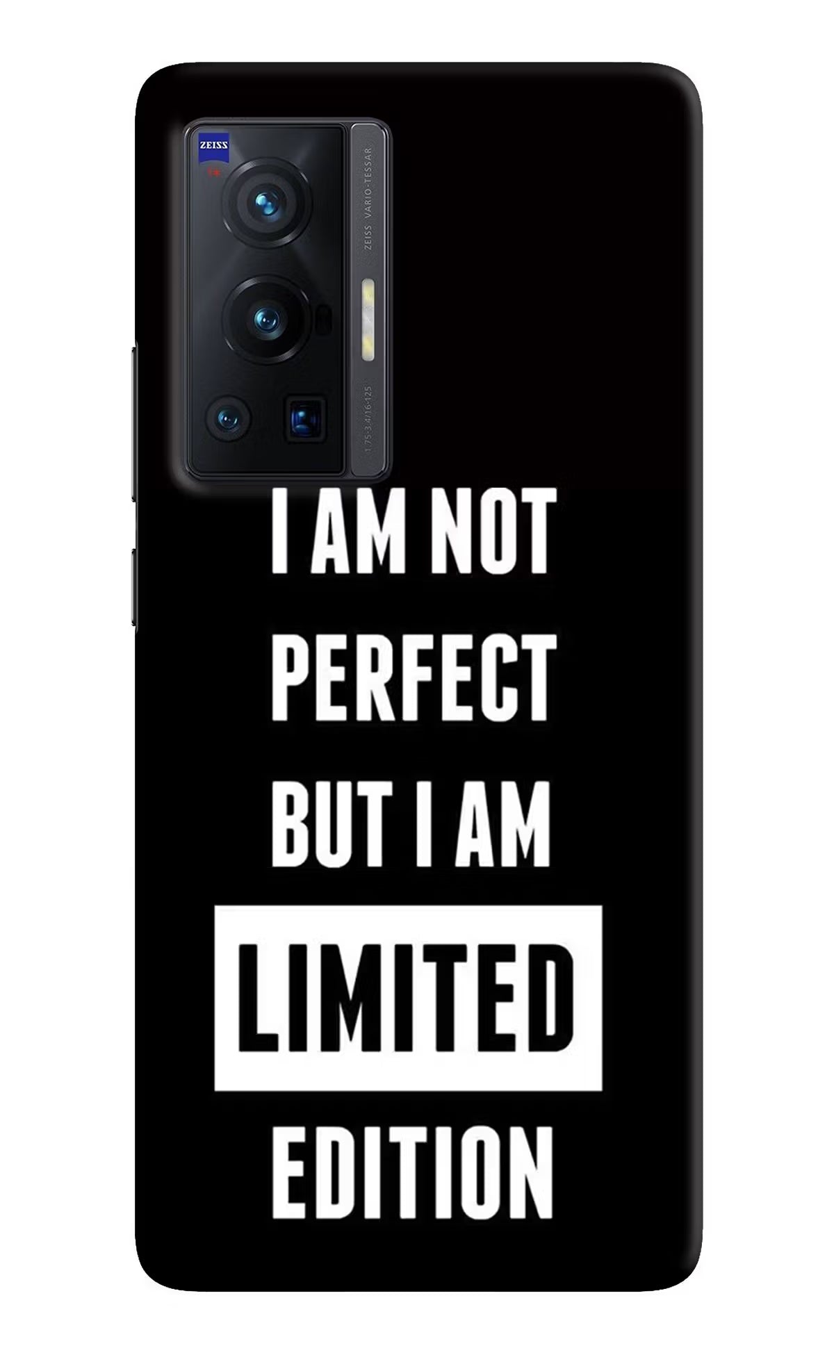 I Am Not Perfect But I Am Limited Edition Vivo X70 Pro Hard Case Back Cover by Casekaro