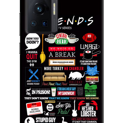 FRIENDS Vivo X70 Pro Hard Case Back Cover by Casekaro