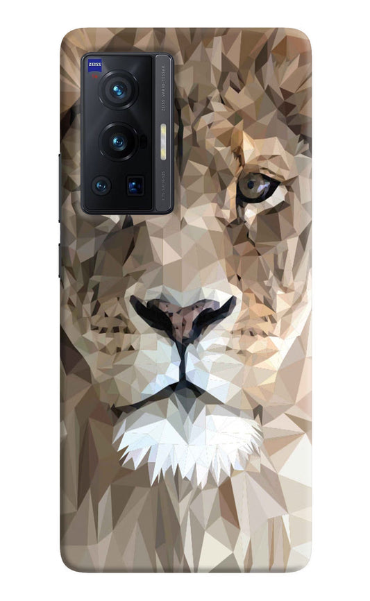 Lion Art Vivo X70 Pro Hard Case Back Cover by Casekaro
