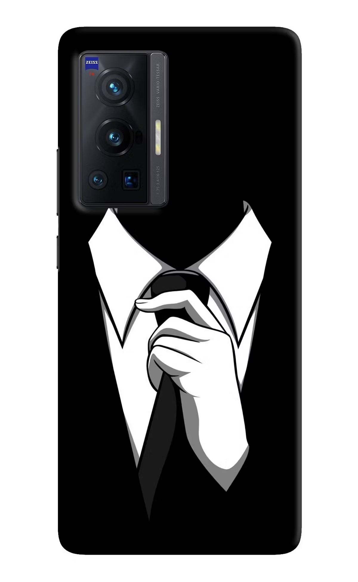 Black Tie Vivo X70 Pro Hard Case Back Cover by Casekaro