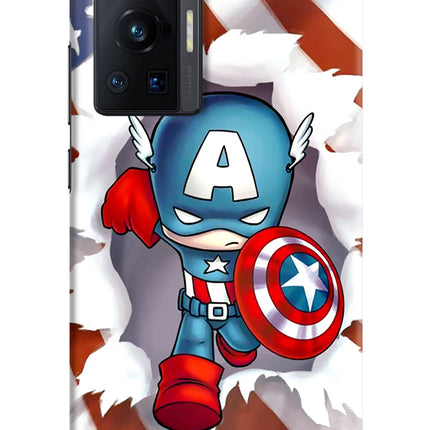 Captain America Vivo X70 Pro Hard Case Back Cover by Casekaro