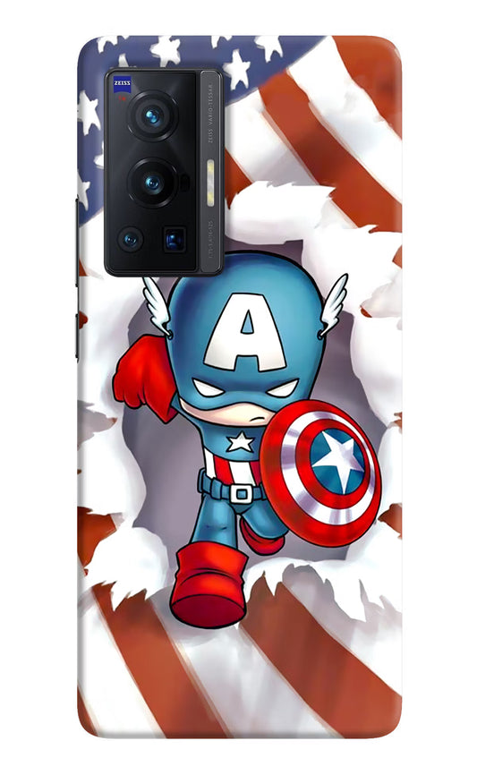 Captain America Vivo X70 Pro Hard Case Back Cover by Casekaro