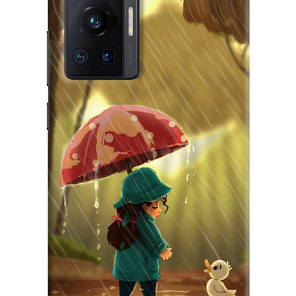 Rainy Day Vivo X70 Pro Hard Case Back Cover by Casekaro