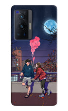 Chilling Couple Vivo X70 Pro Hard Case Back Cover by Casekaro