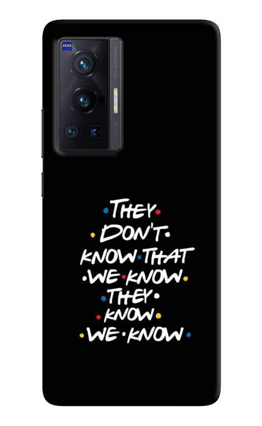 FRIENDS Dialogue Vivo X70 Pro Hard Case Back Cover by Casekaro