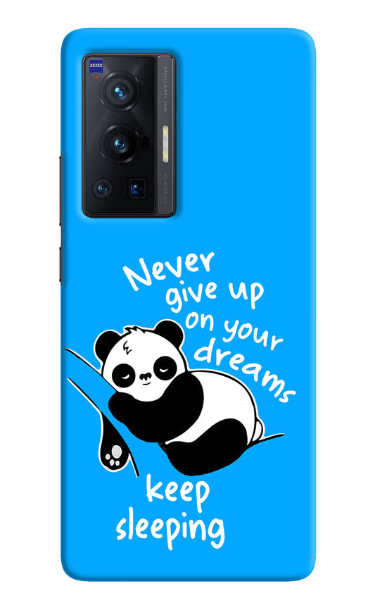 Keep Sleeping Vivo X70 Pro Hard Case Back Cover by Casekaro