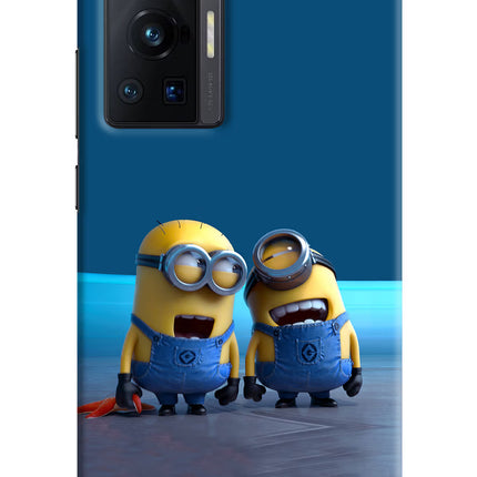 Minion Laughing Vivo X70 Pro Hard Case Back Cover by Casekaro