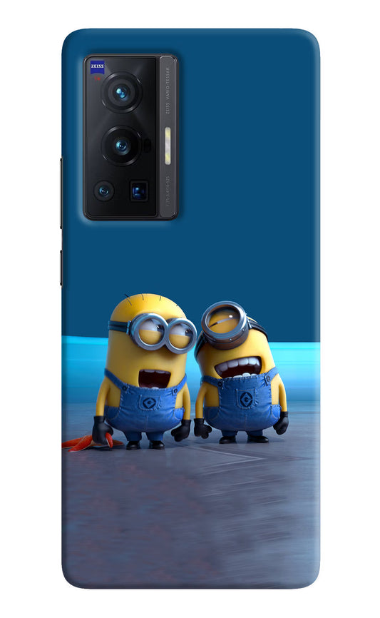 Minion Laughing Vivo X70 Pro Hard Case Back Cover by Casekaro