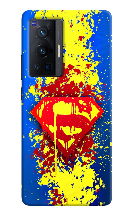 Superman logo Vivo X70 Pro Hard Case Back Cover by Casekaro