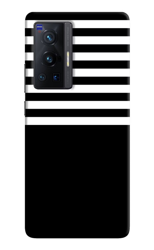 Black and White Print Vivo X70 Pro Hard Case Back Cover by Casekaro