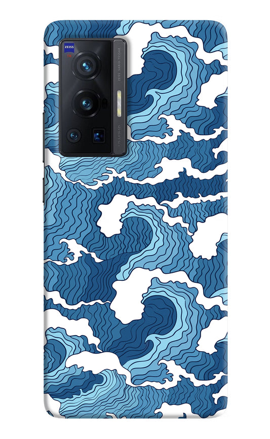Blue Waves Vivo X70 Pro Hard Case Back Cover by Casekaro