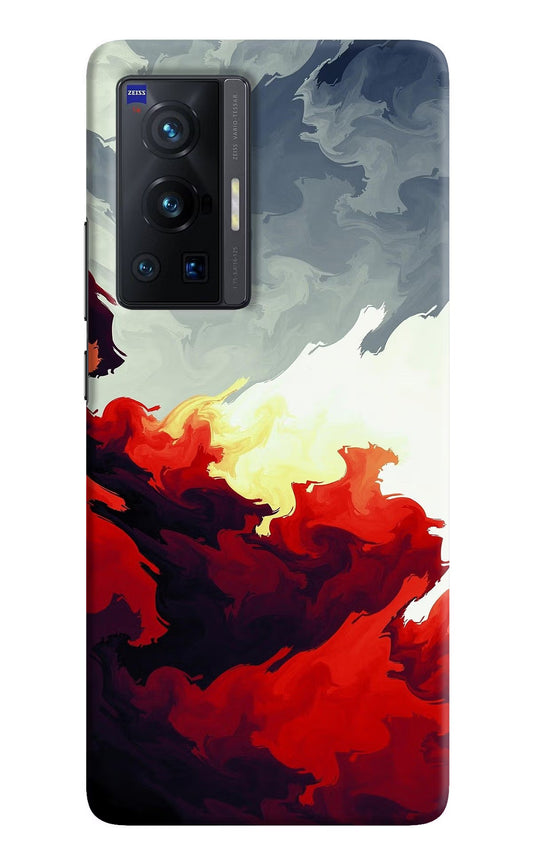 Fire Cloud Vivo X70 Pro Hard Case Back Cover by Casekaro