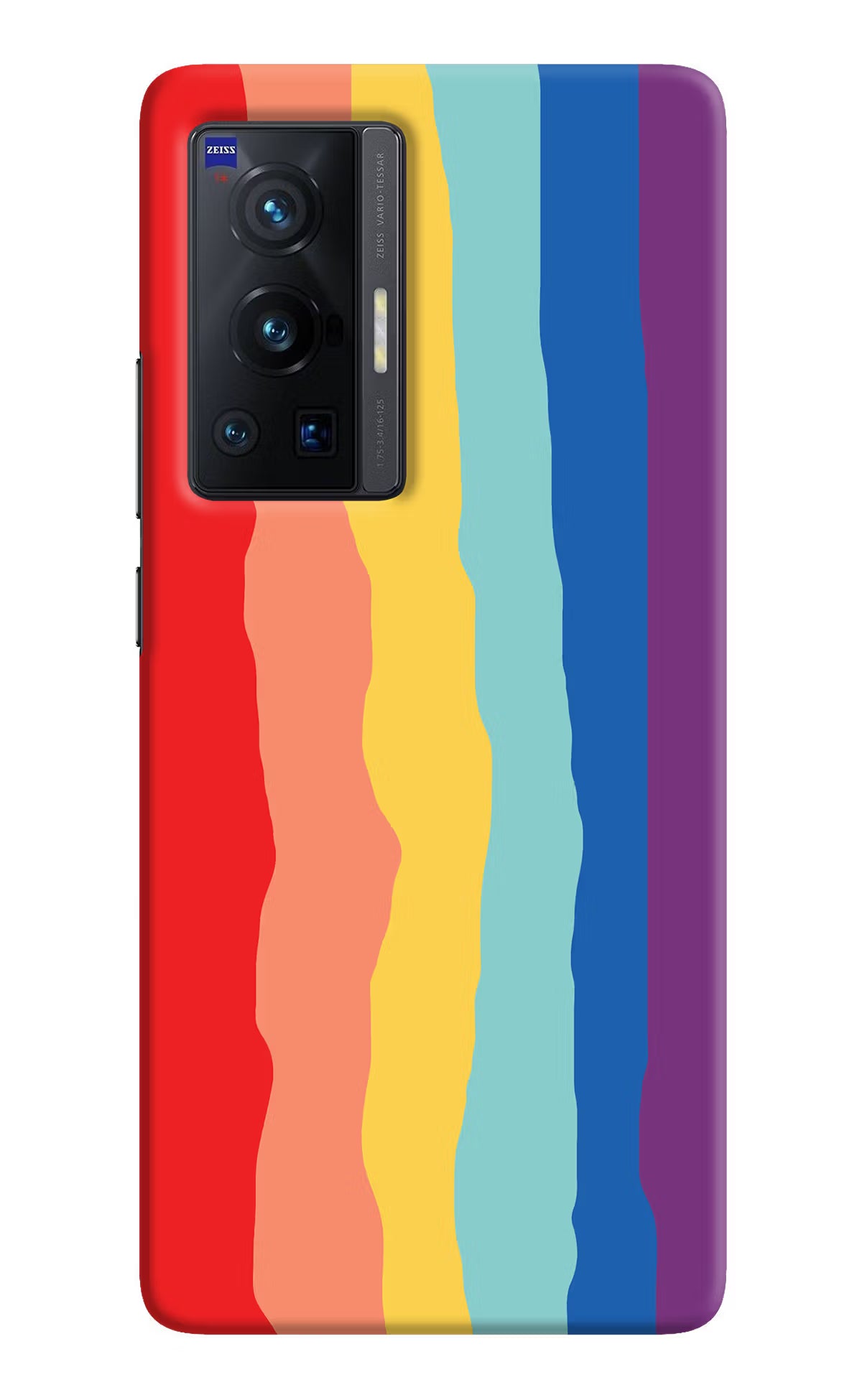 Rainbow Vivo X70 Pro Hard Case Back Cover by Casekaro