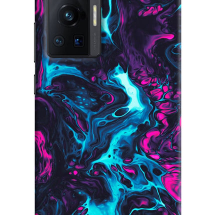 Abstract Vivo X70 Pro Hard Case Back Cover by Casekaro