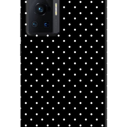 White Dots Vivo X70 Pro Hard Case Back Cover by Casekaro