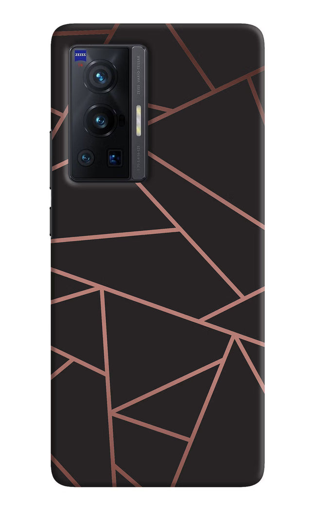 Geometric Pattern Vivo X70 Pro Hard Case Back Cover by Casekaro