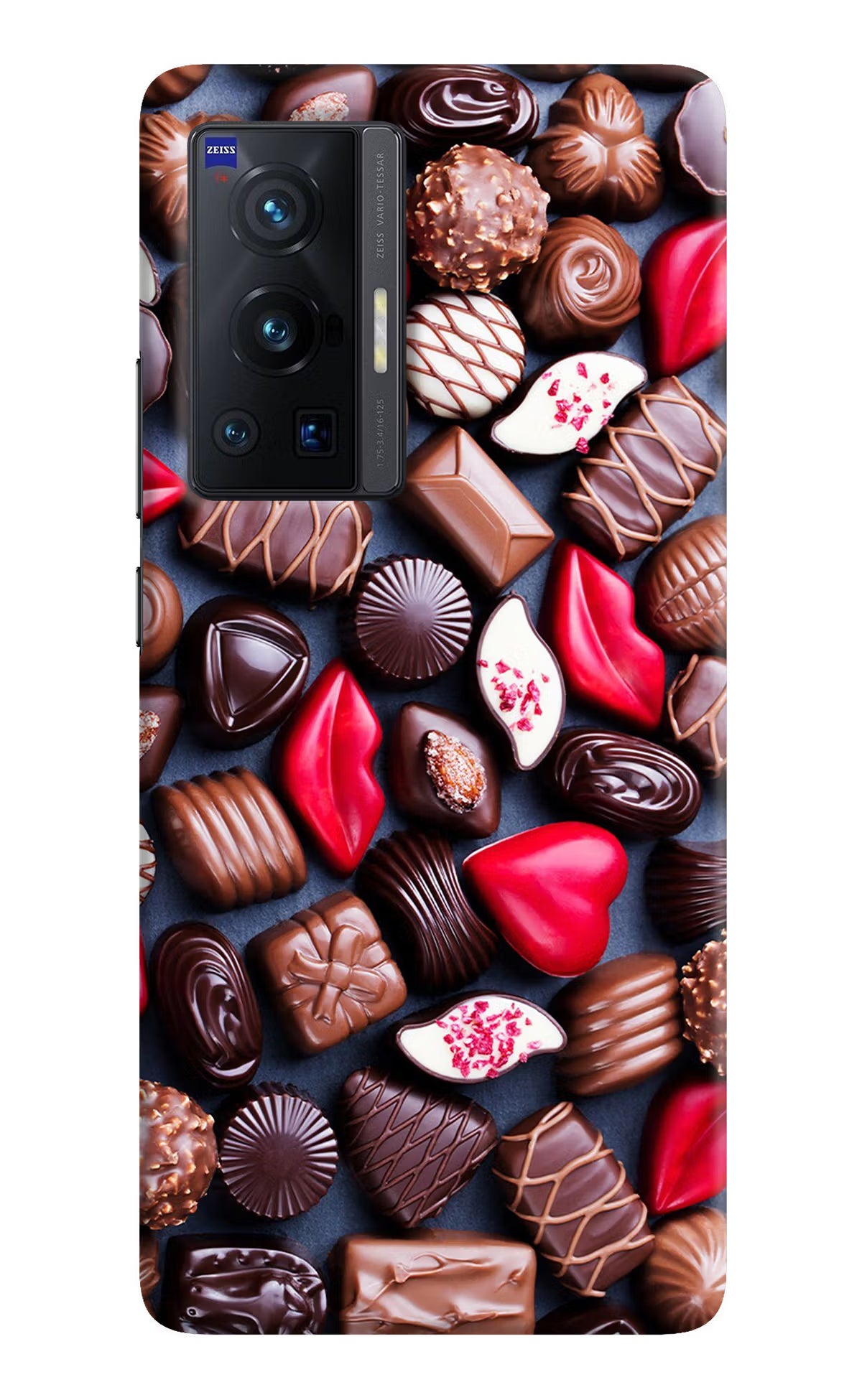 Chocolates Vivo X70 Pro Hard Case Back Cover by Casekaro