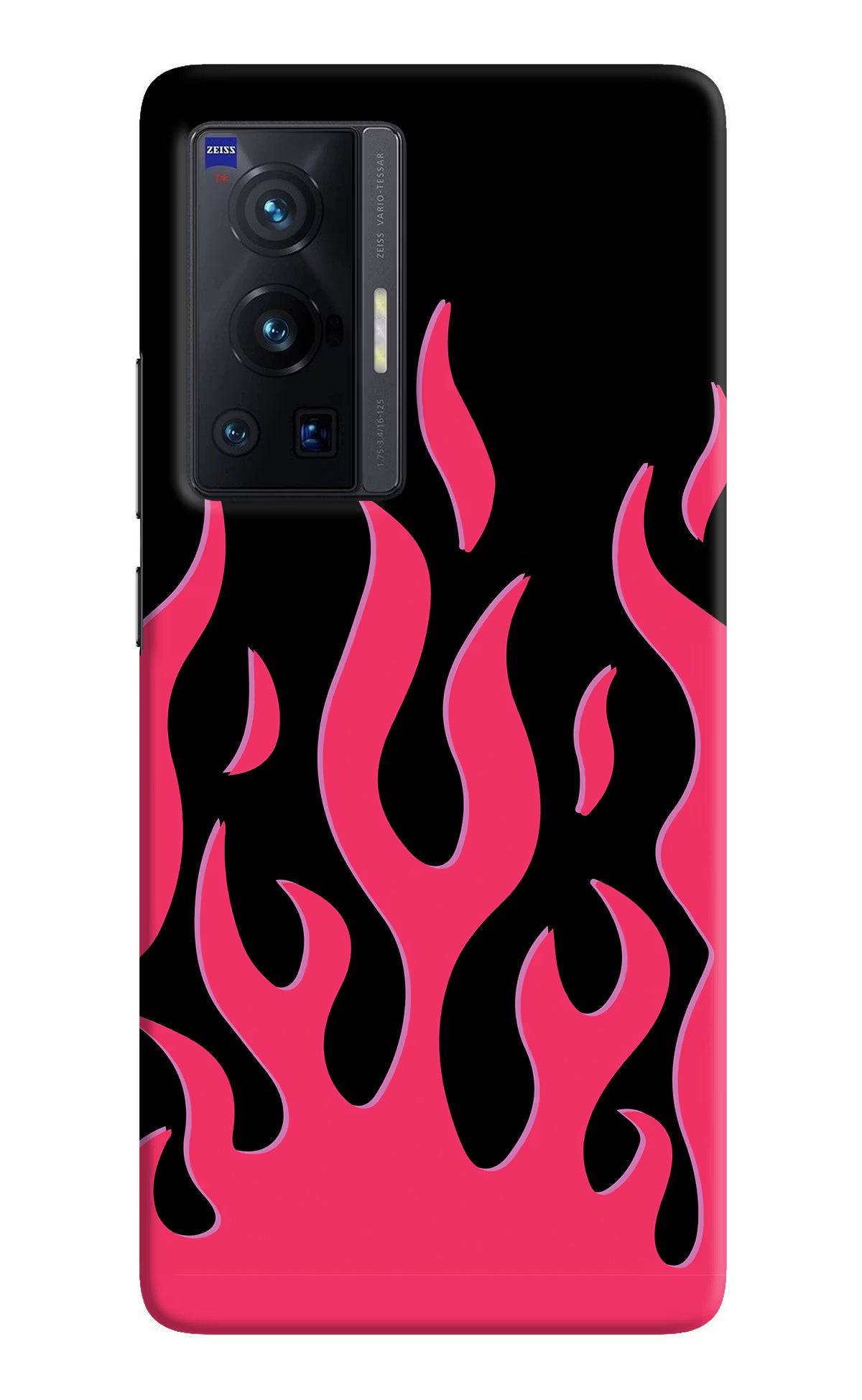 Fire Flames Vivo X70 Pro Hard Case Back Cover by Casekaro