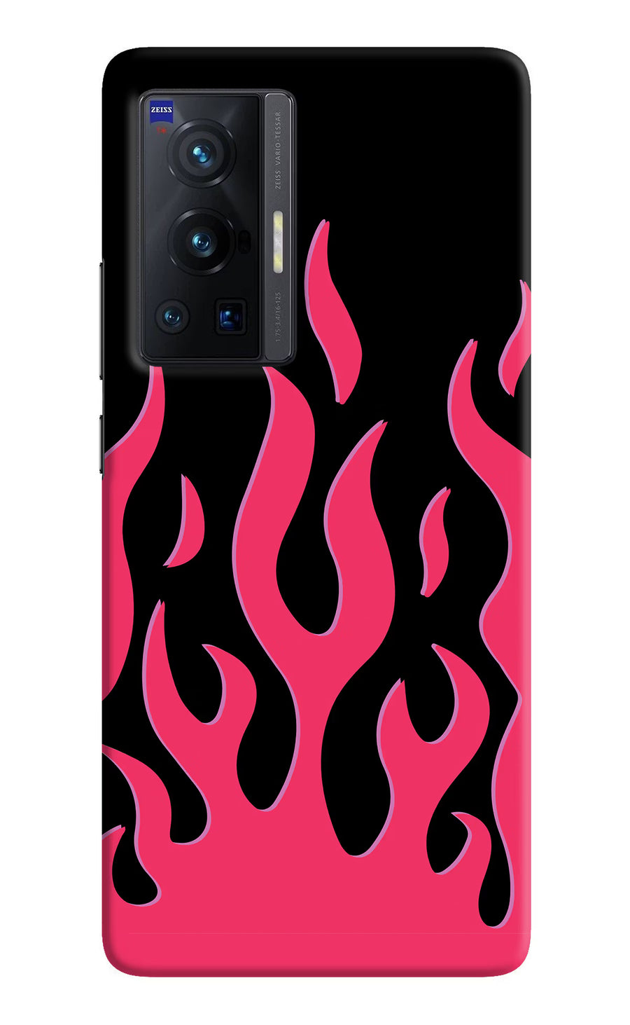 Fire Flames Vivo X70 Pro Back Cover, Hard case